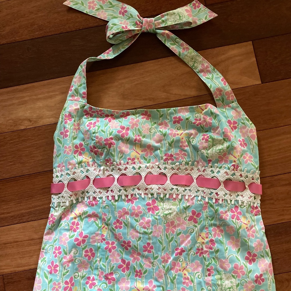 Lilly Pulitzer halter top.